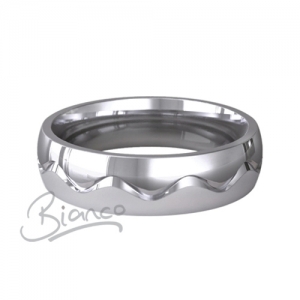 Platinum Wedding Ring Desir 4mm wide special size M1/2